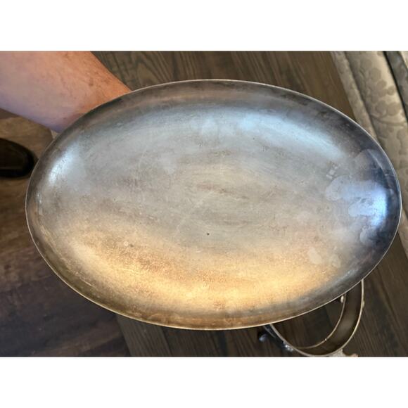 Silver Plated Chafing Dish – Missing Glass Bowl - Picture 7 of 10